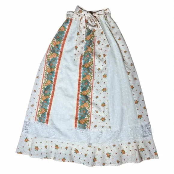 EUC Vintage Tumbleweeds Maxi Prairie Patchwork Skirt Size Small - Picture 1 of 12